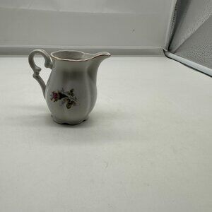 Vintage Ucagco Moss Rose Creamer Japan Fine China Pink ROses